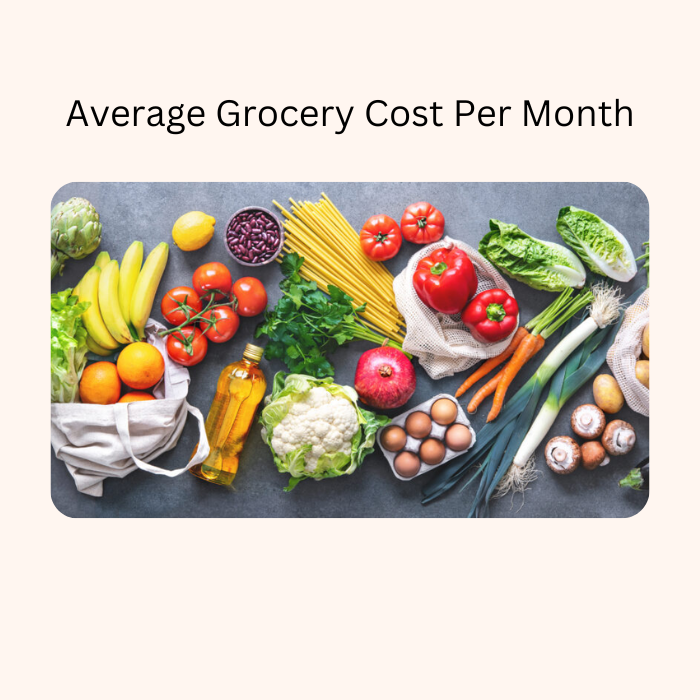 Average Grocery Cost Per Month